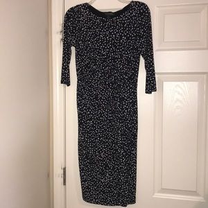 Ralph Lauren polka dot 3/4 length sleeve dress